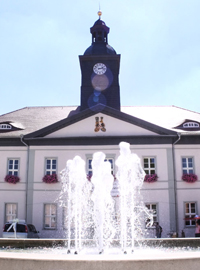 Bad Frankenhausen Markt mit Rathaus