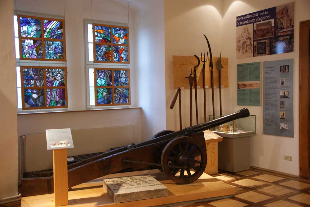 Bad Frankenhausen Schloss Museum Ausstellung Kanone
