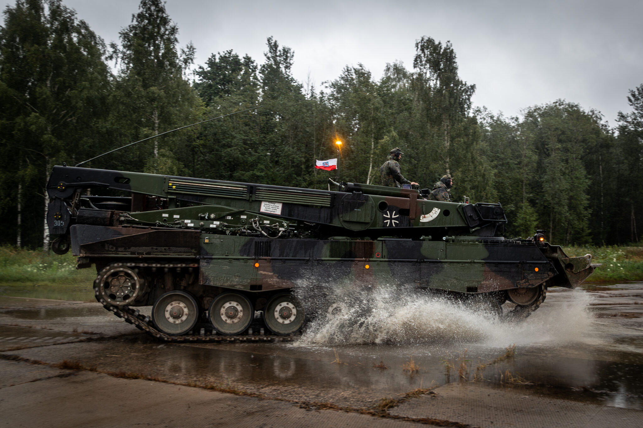 Im Rahmen der Übung Grand Eagle am 09. September 2025 in Litauen