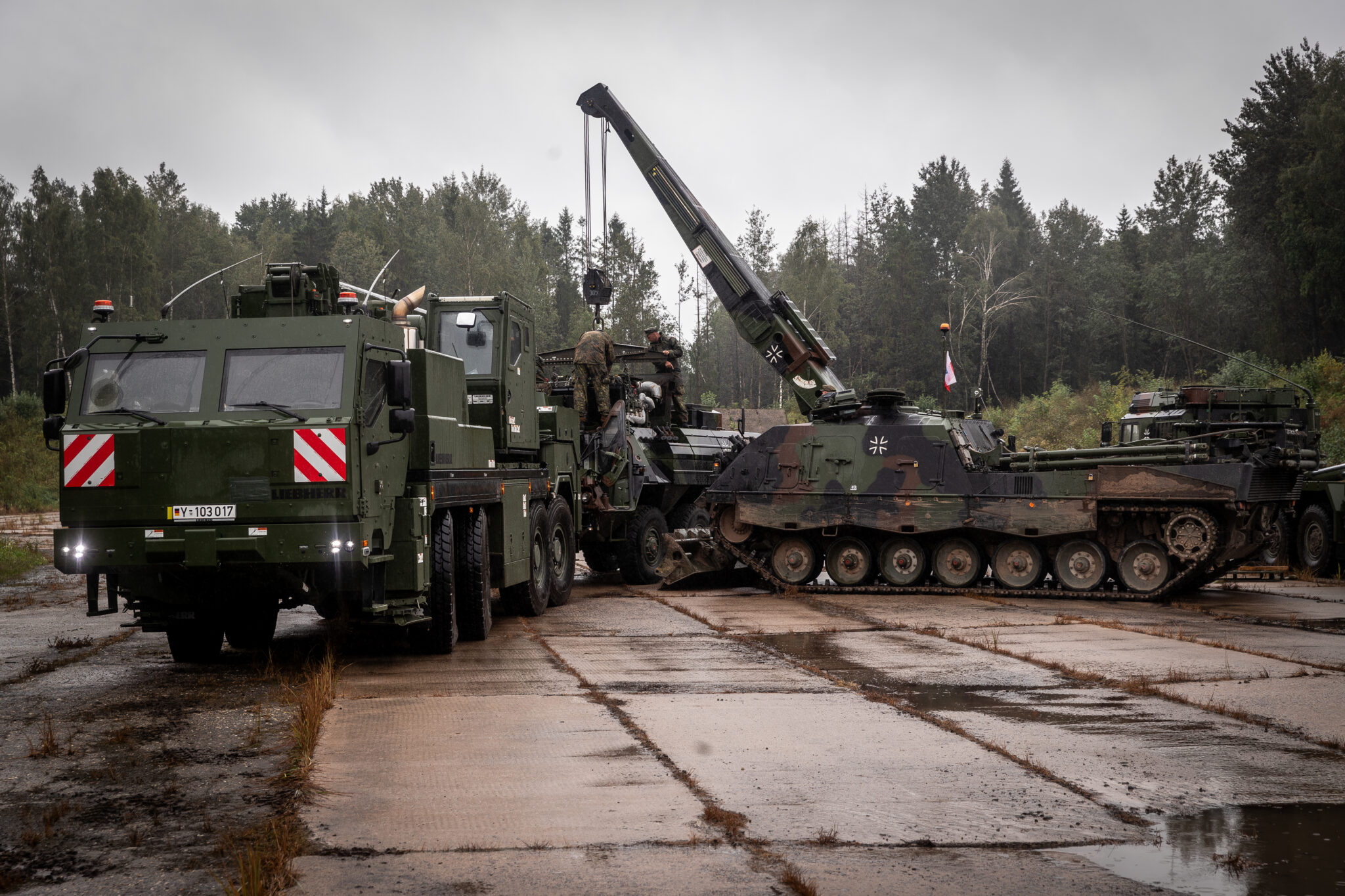 Im Rahmen der Übung Grand Eagle am 09. September 2025 in Litauen