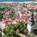 Bad Frankenhausen Oberkirche Der Schiefe Turm Bad Frankenhausen Oberkirche Der Schiefe Turm Stadtansicht